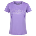 Light Amethyst - Front - Regatta Womens-Ladies Fingal VI Mountain T-Shirt