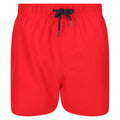 True Red - Front - Regatta Mens Mawson II Swim Shorts