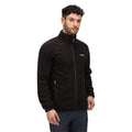 Black - Lifestyle - Regatta Mens Hadfield Full Zip Fleece Jacket