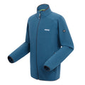 Moroccan Blue - Side - Regatta Mens Hadfield Full Zip Fleece Jacket