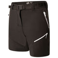 Black - Close up - Dare 2B Womens-Ladies Melodic Pro Lightweight Shorts