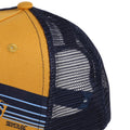 Yellow Gold-Navy - Side - Regatta Childrens-Kids Tuyler Trucker Cap