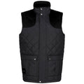 Black - Front - Regatta Mens Padbury Insulated Body Warmer