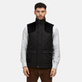 Black - Back - Regatta Mens Padbury Insulated Body Warmer