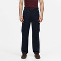 Navy - Side - Regatta Mens Combine Work Trousers