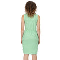 Vibrant Green-White - Side - Regatta Womens-Ladies Fahari Stripe Shift Casual Dress