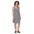 Navy-White - Lifestyle - Regatta Womens-Ladies Fahari Stripe Shift Casual Dress