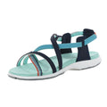 Navy-Ocean Wave - Lifestyle - Regatta Womens-Ladies Santa Roma Criss-Cross Sandals