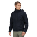 Navy - Back - Regatta Mens Feelding Linear Waterproof Bomber Jacket