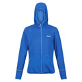 Lapis Blue-Sonic Blue - Front - Regatta Womens-Ladies Textured Fleece Full Zip Hoodie