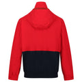 True Red-Navy - Lifestyle - Regatta Mens Feelding Colour Block Waterproof Bomber Jacket