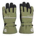 Olivine Green - Front - Dare 2B Childrens-Kids Restart Ski Gloves