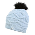 Quiet Blue - Front - Dare 2B Womens-Ladies Remind II Bobble Beanie