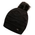 Black - Front - Dare 2B Womens-Ladies Remind II Bobble Beanie