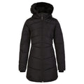 Black-Black - Front - Dare 2B Womens-Ladies Striking III Long Length Padded Jacket