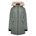 Duck Green - Front - Dare 2B Womens-Ladies Striking III Long Length Padded Jacket