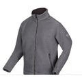 Ash - Side - Regatta Mens Garrian II Full Zip Fleece Jacket