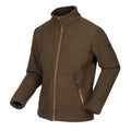 Umber - Side - Regatta Mens Garrian II Full Zip Fleece Jacket