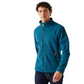 Moroccan Blue-Black - Side - Regatta Mens Garrian II Full Zip Fleece Jacket