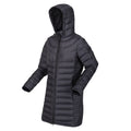 Seal Grey-Black - Side - Regatta Womens-Ladies Andel III Lightweight Parka