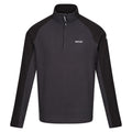 Ash-Black - Front - Regatta Mens Elson II Lightweight Fleece