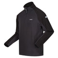 Ash-Black - Side - Regatta Mens Elson II Lightweight Fleece