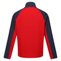 Danger Red-Navy - Back - Regatta Mens Elson II Lightweight Fleece