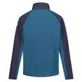 Moroccan Blue-Navy - Back - Regatta Mens Elson II Lightweight Fleece