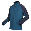 Moroccan Blue-Navy - Side - Regatta Mens Elson II Lightweight Fleece