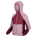 Fragrant Lilac-Violet-Amaranth Haze - Side - Regatta Childrens-Kids Prenton Lightweight Fleece Jacket