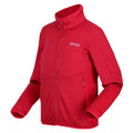 Berry Pink-Pink Potion - Side - Regatta Childrens-Kids Highton III Full Zip Fleece Jacket