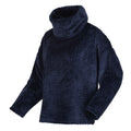 Navy - Side - Regatta Womens-Ladies Bekkah Plaited Fluffy Jumper