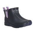 Navy-Pastel Lilac - Back - Regatta Childrens-Kids Liteweather Wellington Boots