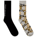 Black-Beige-Grey - Side - Dare 2B Unisex Adult Henry Holland Socks Set (Pack of 2)