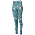 Canton Green - Close up - Dare 2B Womens-Ladies Exchange II Animal Print Thermal Base Layers Set