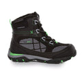 Black-Summer Green - Close up - Regatta Childrens-Kids Hawthorn Evo Walking Boots