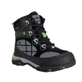 Black-Summer Green - Front - Regatta Childrens-Kids Hawthorn Evo Walking Boots