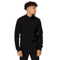 Black - Front - Regatta Mens Keaton Knitted Jumper