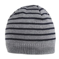 Storm Grey Marl - Back - Regatta Childrens-Kids Tarley Knitted Beanie