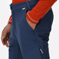 Admiral Blue - Close up - Regatta Mens Questra IV Hiking Trousers