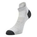 White-Ash Grey - Back - Dare 2B Unisex Adult Accelerate Contrast Ankle Socks (Pack of 2)