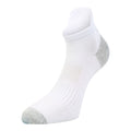 White-Ash Grey - Side - Dare 2B Unisex Adult Accelerate Contrast Ankle Socks (Pack of 2)