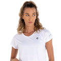 White - Side - Dare 2B Womens-Ladies Refining T-Shirt