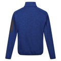 New Royal-Persimmon - Back - Regatta Mens Newhill Marl Full Zip Fleece Jacket