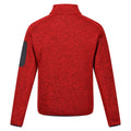 Danger Red-White - Back - Regatta Mens Newhill Marl Full Zip Fleece Jacket