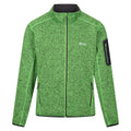 Jasmine Green - Front - Regatta Mens Newhill Marl Full Zip Fleece Jacket