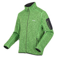 Jasmine Green - Side - Regatta Mens Newhill Marl Full Zip Fleece Jacket