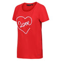 Miami Red - Side - Regatta Womens-Ladies Filandra VII Love T-Shirt