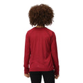 Rumba Red - Pack Shot - Regatta Childrens-Kids Burnlee Butterflies Marl Long-Sleeved T-Shirt