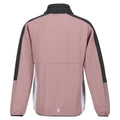 Dusky Rose-Seal Grey - Back - Regatta Childrens-Kids Highton II Fleece Jacket